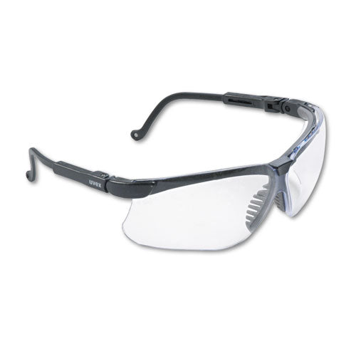 Image of Honeywell Uvex S3200 Genesis Safety Eyewear, Black Full Frame, Clear Dual Lens