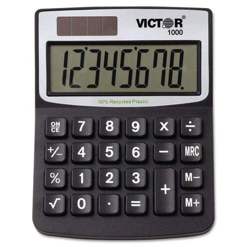 Image of Victor® 1000 1000 Minidesk Calculator, 8-Digit LCD