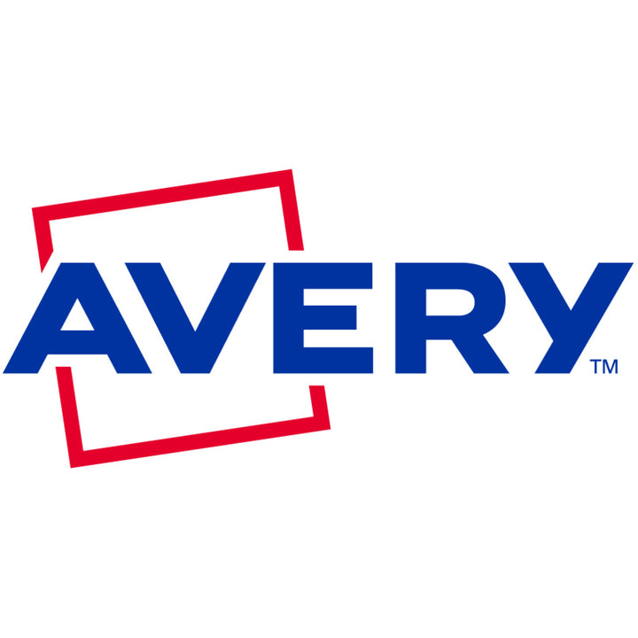 Image of Avery® Ultra Tabs Repositionable Tabs, Wide and Slim: 3" x 1.5", 1/3-Cut, White, 24/Pack