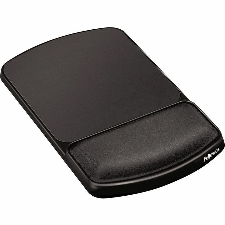Image of Fellowes® Gel Mouse Pad with Wrist Rest, 6.25 x 10.12, Graphite/Platinum