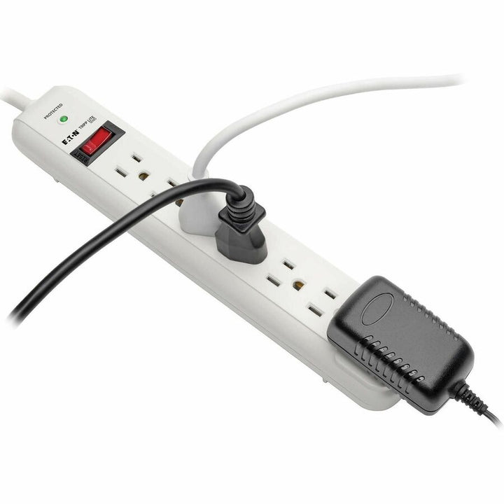Image of Tripp Lite by Eaton Protect It! Surge Protector, 7 AC Outlets, 6 ft Cord, 1,080 J, Light Gray