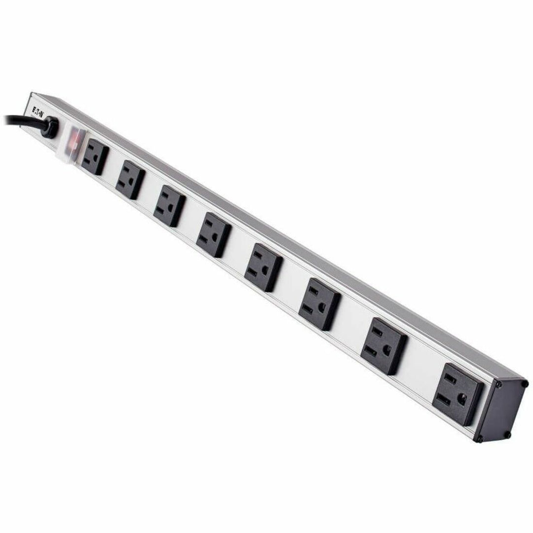 Image of Tripp Lite by Eaton Vertical Power Strip, 8 Outlets, 15 ft Cord, Silver