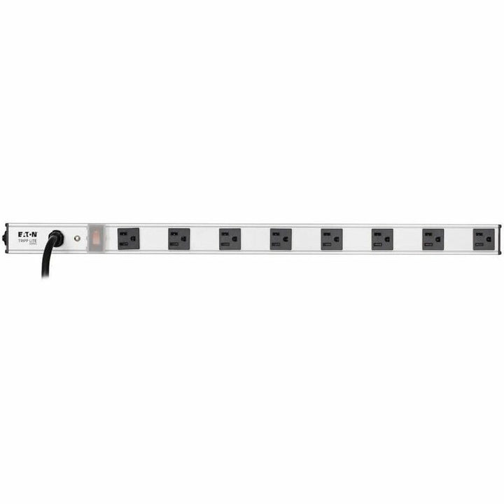 Image of Tripp Lite by Eaton Vertical Power Strip, 8 Outlets, 15 ft Cord, Silver