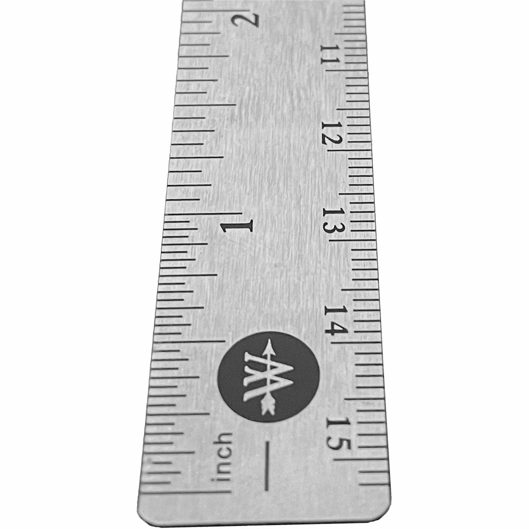 Image of Westcott® Stainless Steel Office Ruler With Non Slip Cork Base, Standard/metric, 6" Long