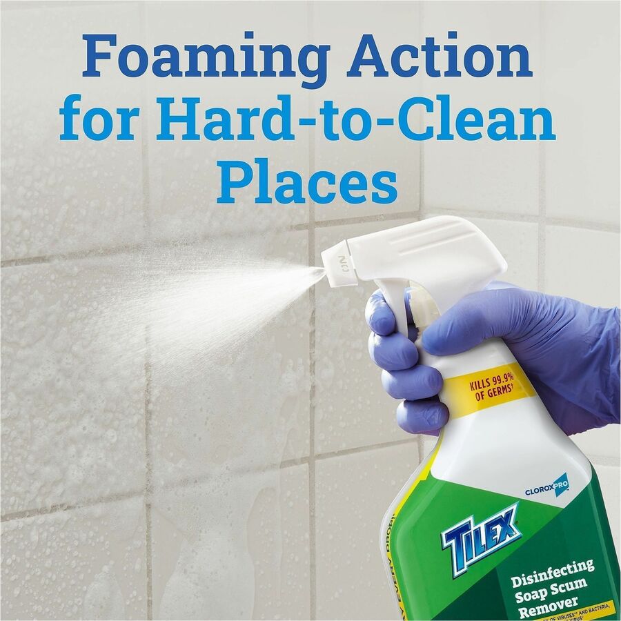 Image of CloroxPro™ 35604 Tilex Disinfecting Soap Scum Remover Spray, Spray, 32 fl oz (1 quart), 1 Each