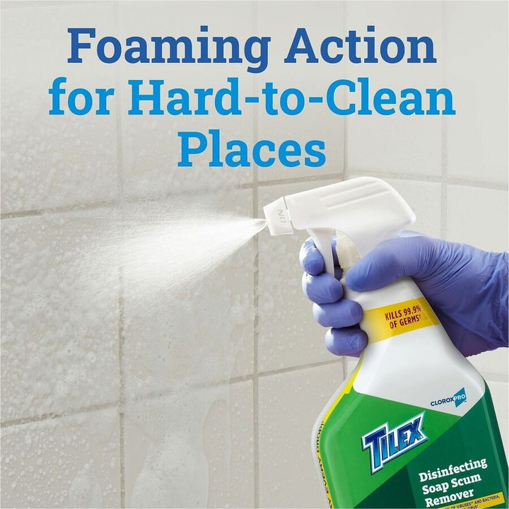Image of CloroxPro™ 35604 Tilex Disinfecting Soap Scum Remover Spray, Spray, 32 fl oz (1 quart), 1 Each