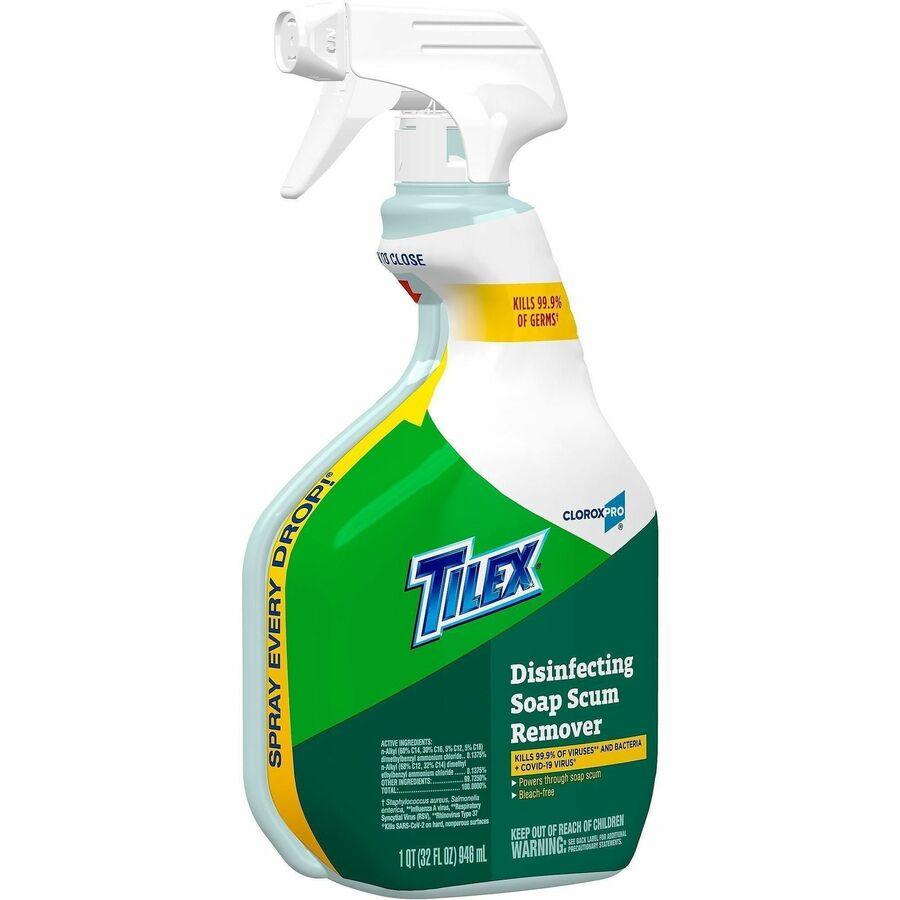 Image of CloroxPro™ 35604 Tilex Disinfecting Soap Scum Remover Spray, Spray, 32 fl oz (1 quart), 1 Each