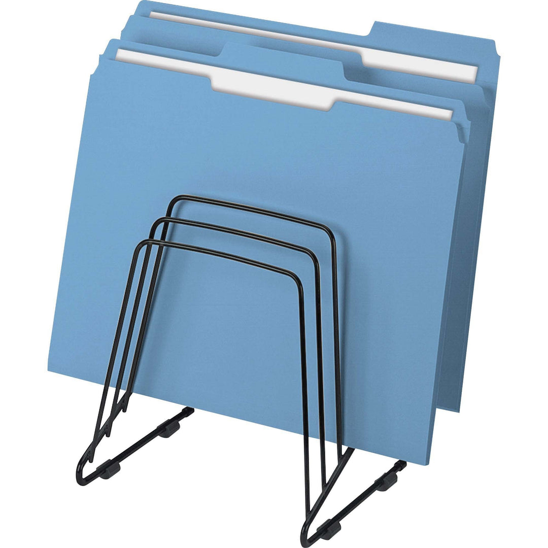 Image of Fellowes® Wire Step File Ii, 5 Sections, Letter To Legal Size Files, 7.25" X 6" X 8.25", Black