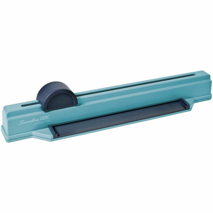 Image of GBC® Rotary Binding Punch, 17-3/4"x2-3/4"x3-1/2", Blue