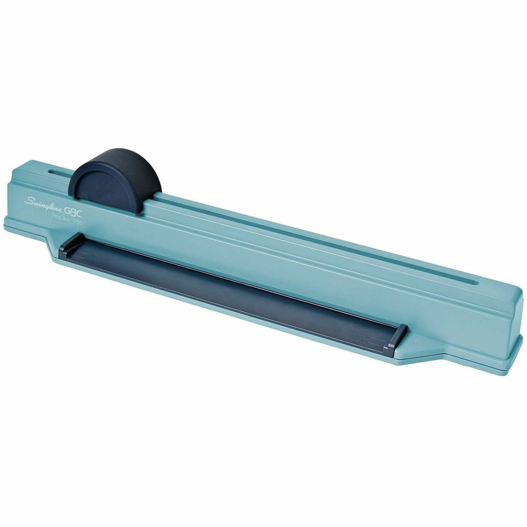 Image of GBC® Rotary Binding Punch, 17-3/4"x2-3/4"x3-1/2", Blue