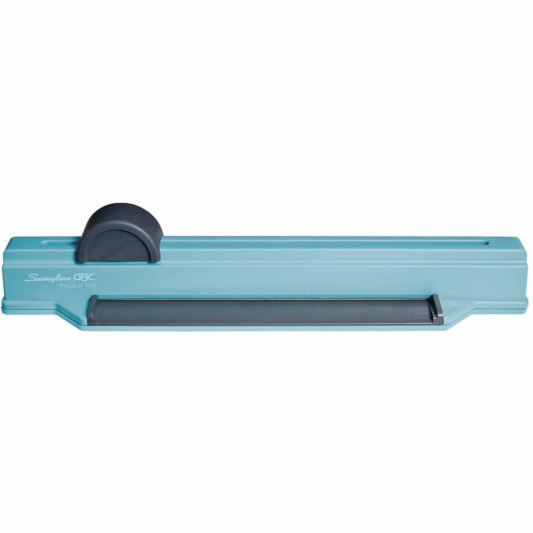 Image of GBC® Rotary Binding Punch, 17-3/4"x2-3/4"x3-1/2", Blue