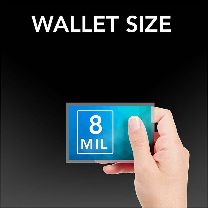 Image of GBC® Laminating Wallet-Size Pouch,8mil,2-3/8"x3-7/8",10/PK,Clear