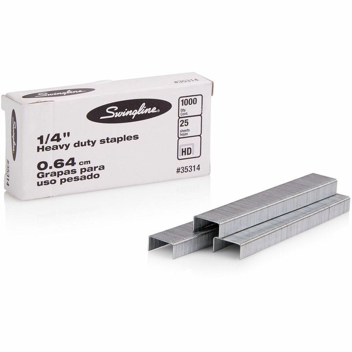 Image of Swingline® S.f. 13 Heavy-Duty Staples, 0.25" Leg, 0.5" Crown, Steel, 1,000/box