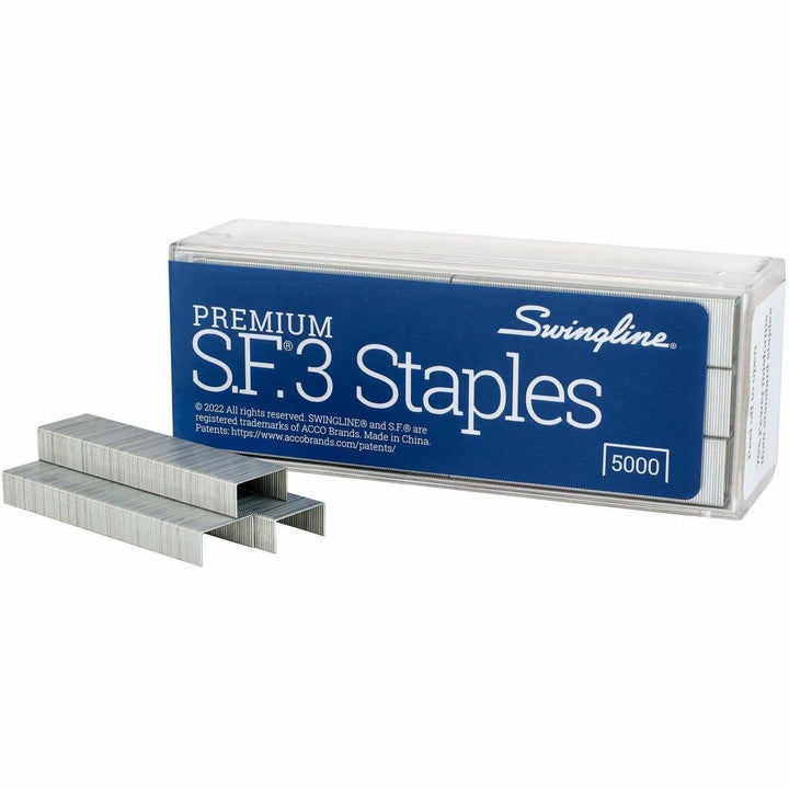 Image of Swingline® S.f. 3 Premium Staples, 0.25" Leg, 0.5" Crown, Steel, 5,000/box