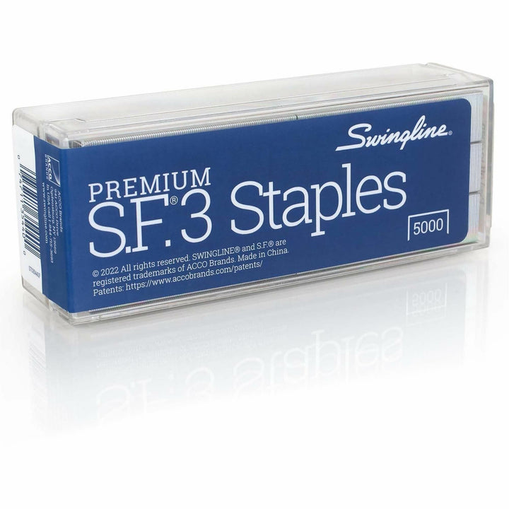Image of Swingline® S.f. 3 Premium Staples, 0.25" Leg, 0.5" Crown, Steel, 5,000/box