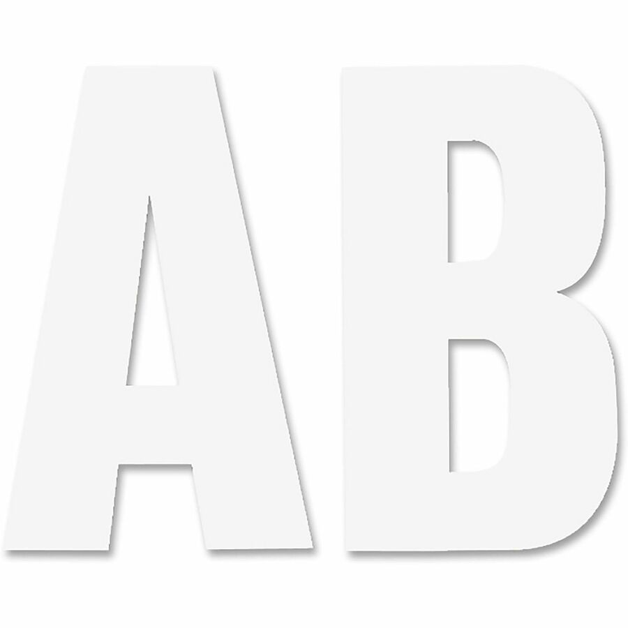 Image of Chartpak® Letters/Numbers, Vinyl, 1/2", WD