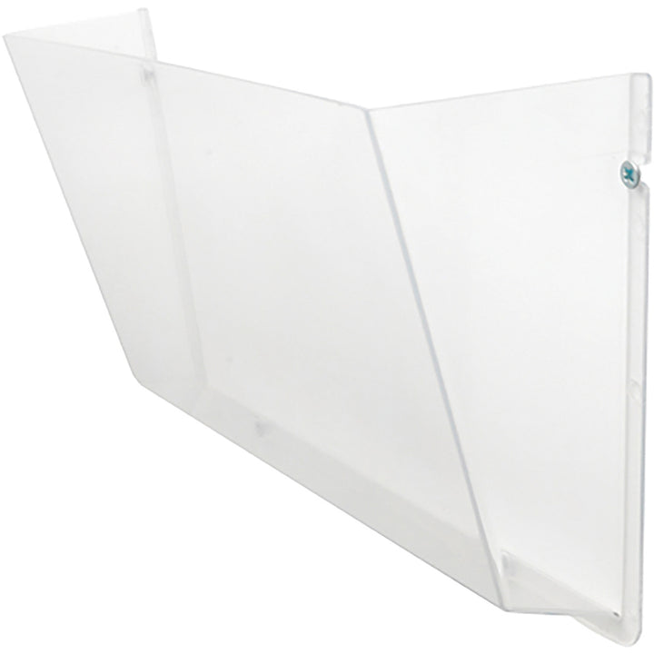Image of deflecto® Unbreakable DocuPocket Wall File, Letter Size, 14.5" x 3" x 6.5", Clear