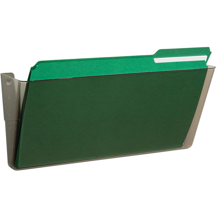 Image of deflecto® Single Unit Wall Pocket, Legal, Stackable,16-1/4"x4"x7", SKE
