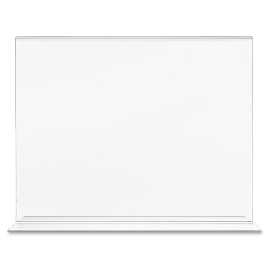 Image of deflecto® Classic Image Double-Sided Sign Holder, 11 x 8.5 Insert, Clear