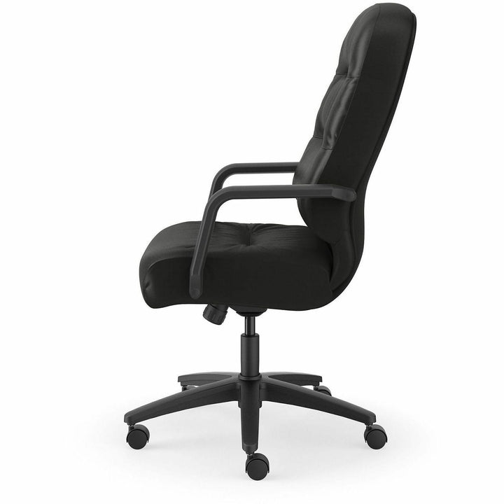 Image of HON® Pillow-Soft 2090 Series Executive High-Back Swivel/tilt Chair, Supports Up To 300 Lb, 16.75" To 21.25" Seat Height, Black