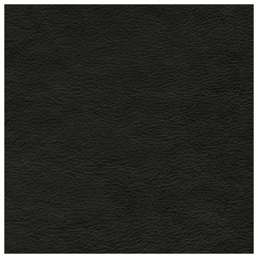 Image of HON® Pillow-Soft 2090 Series Guest Arm Chair, Leather Upholstery, 31.25" x 35.75" x 36", Black Seat, Black Back, Black Base