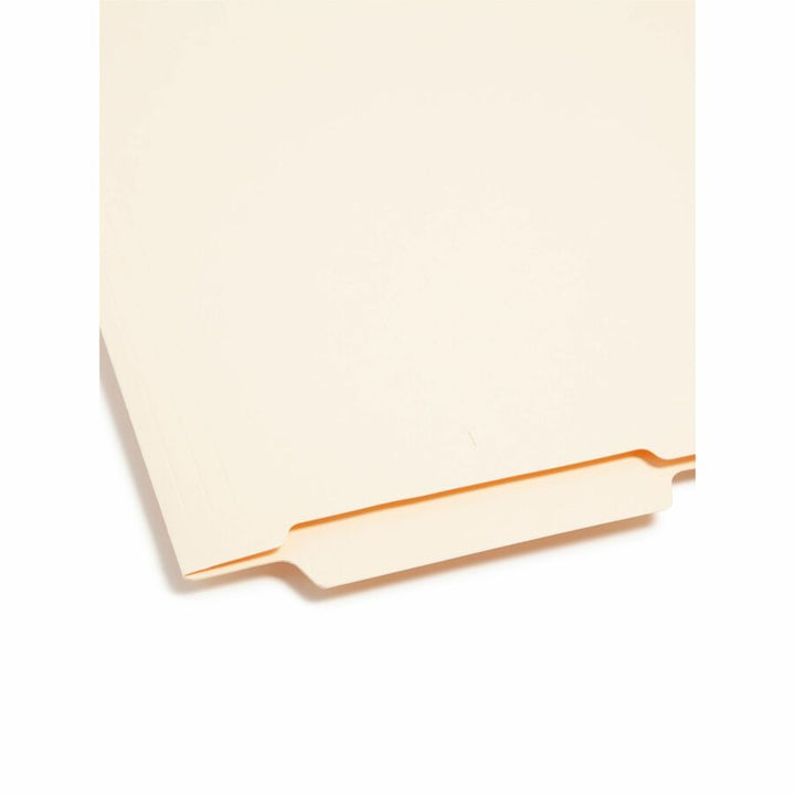 Image of Smead End Tab Folders, 4" Tab, 9-1/2"Front, Ltr, 100/BX, MLA