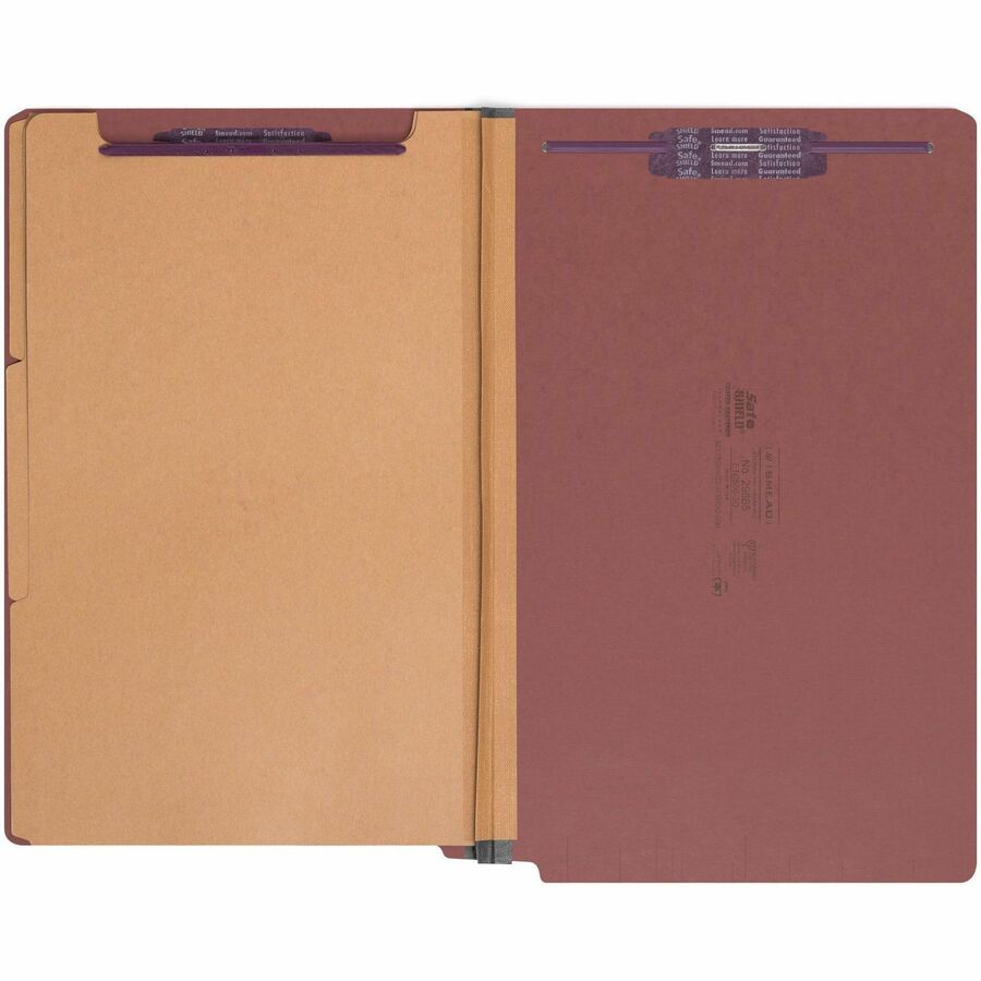 Image of Smead 29865 Classification Folders with SafeSHIELD Fastener