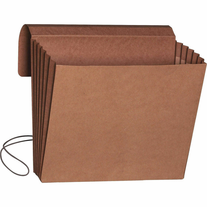 Image of Smead Expndg Wallets,w/ Cord, 5-1/4" Exp,11-3/4"x9-1/2",10/BX,RDR