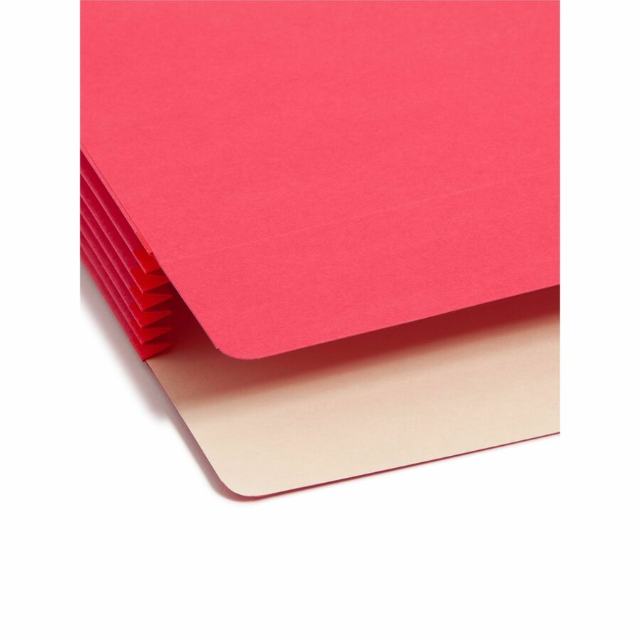 Image of Smead Top-Tab File Pocket, Lgl, 14-3/4"Wx9-1/2"H, 5-1/4" Exp, RD