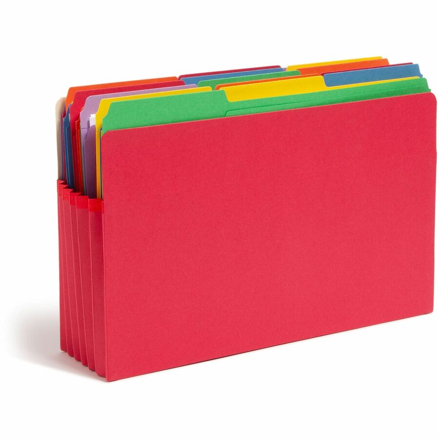 Image of Smead Top-Tab File Pocket, Lgl, 14-3/4"Wx9-1/2"H, 5-1/4" Exp, RD