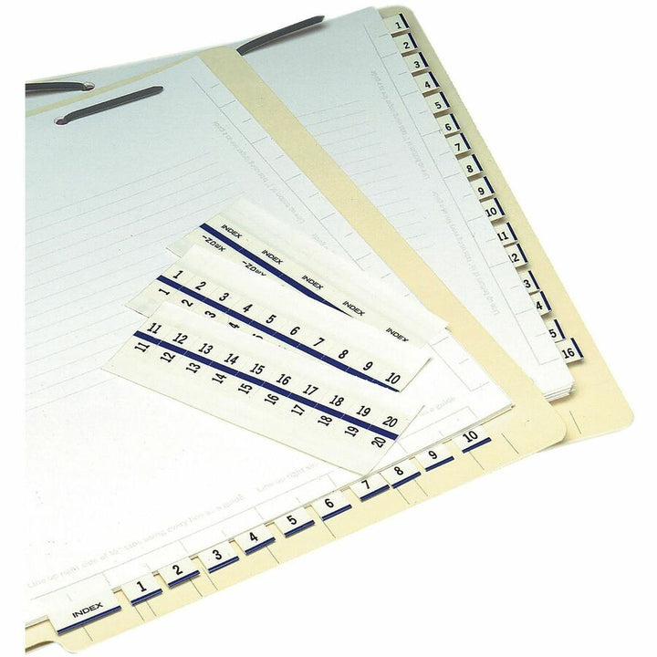 Image of Tabbies® Legal Index Tabs, 11-20, 100/PK, Blue Edge