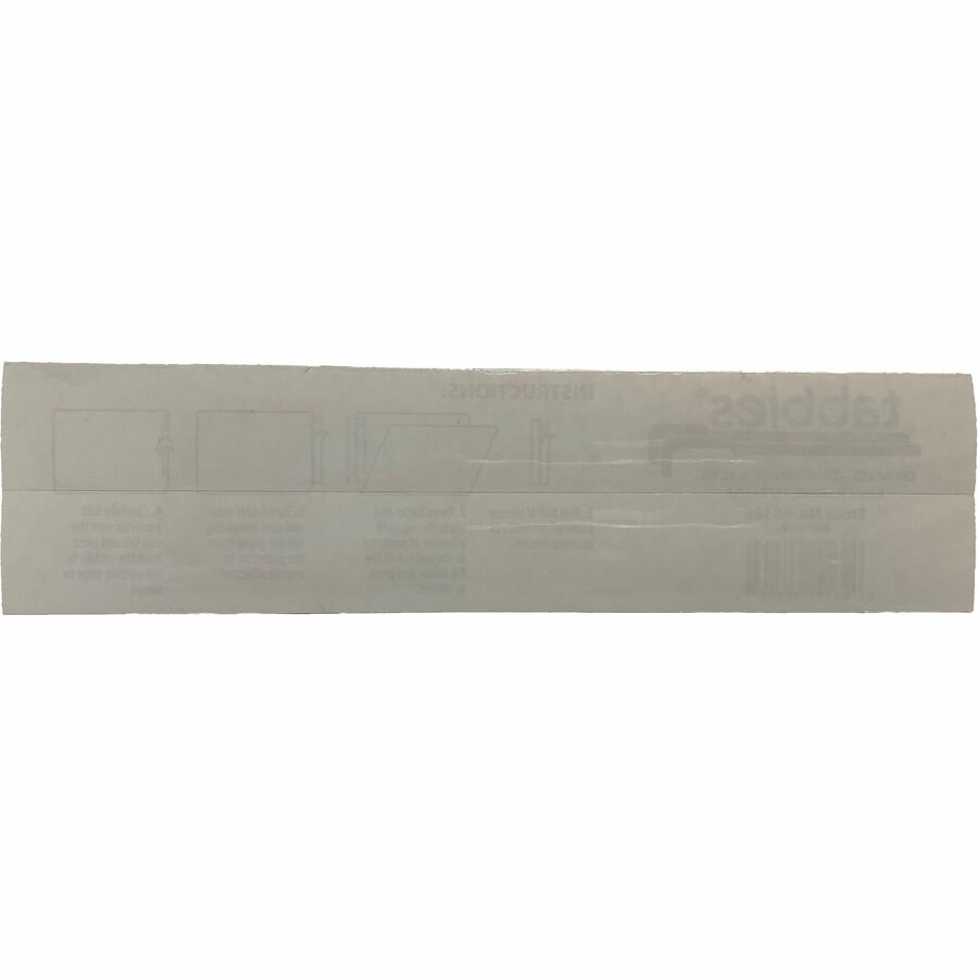 Image of Tabbies® Self-Adhesive Label/file Folder Protector, End Tab, 2 X 8, Clear, 100/box