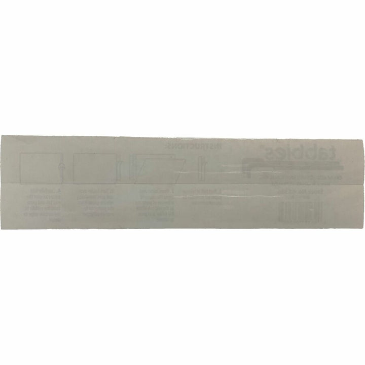 Image of Tabbies® Self-Adhesive Label/file Folder Protector, End Tab, 2 X 8, Clear, 100/box