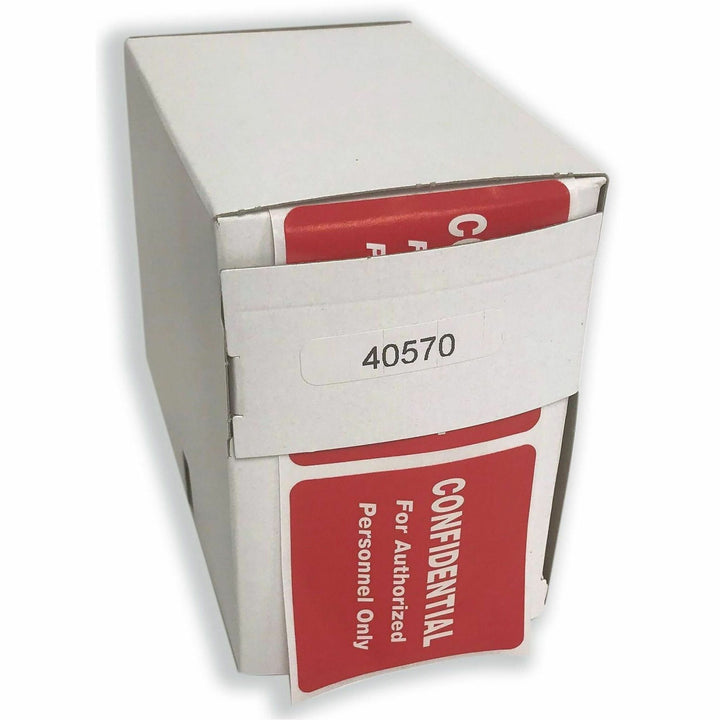Image of Tabbies® Hipaa Labels, Confidential For Authorized Personnel Only, 2 X 2, Red, 500/roll