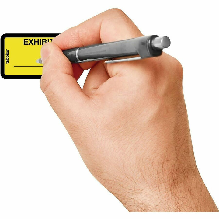 Image of Tabbies® Legal Exhibit Labels, "Exhibit",1-5/8"x1",252/PK,Yellow