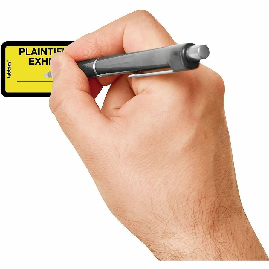 Image of Tabbies® Legal Exhibit Labels, "Plaintiff's", 1-5/8"x1",252/PK,Yellow