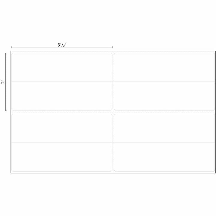 Image of Tabbies® Self Adhesive Label/File Protectors,3-1/2"x2",100/PK,CL