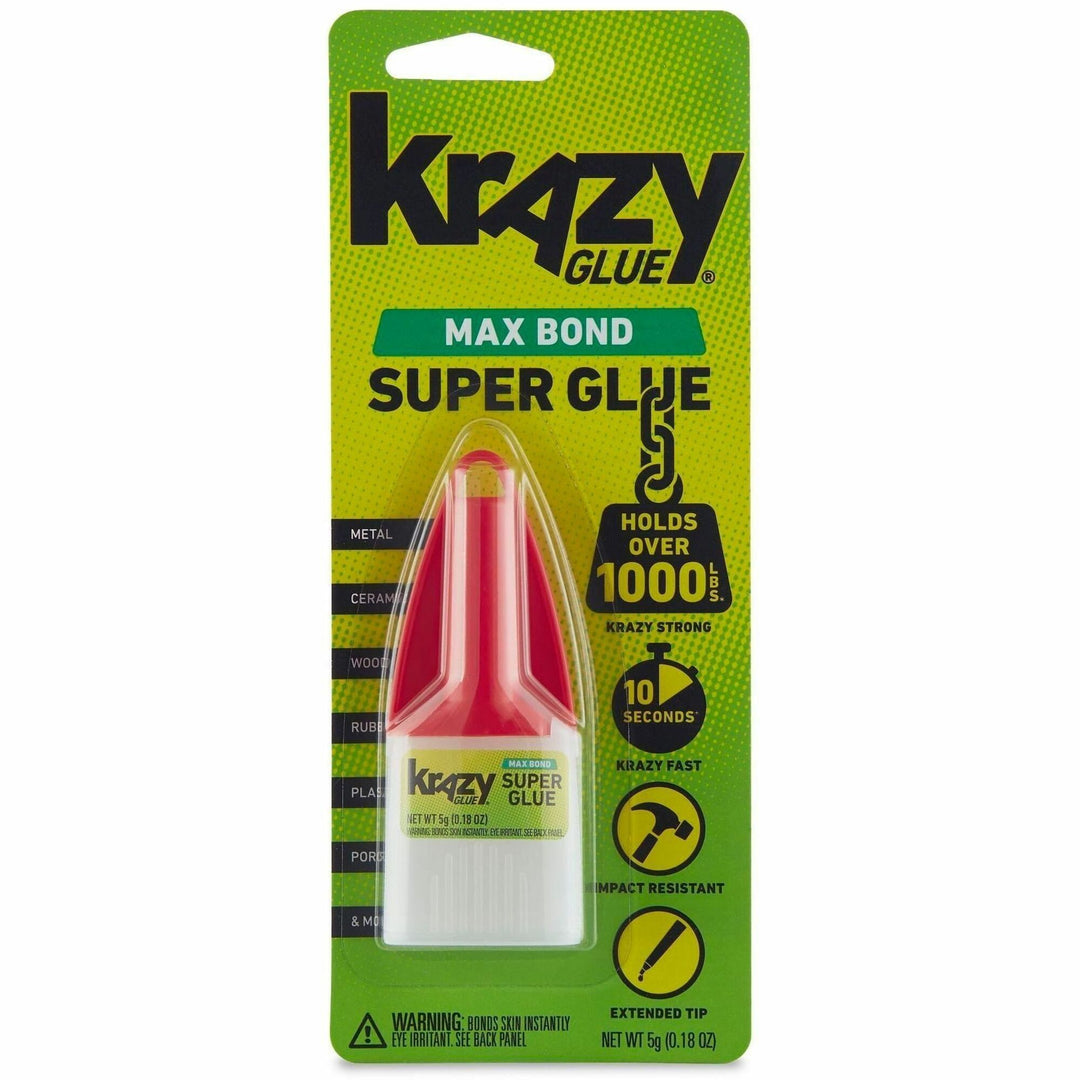 Image of Krazy Glue KG48348MR Extra-Strength Advanced Formula, 0.18 oz, Clear, 1 Each