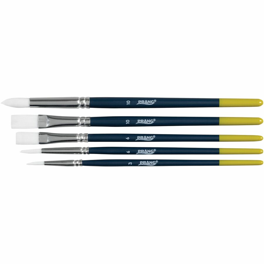 Image of Dixon® Multipurpose Brush,Wood Handles,Pointed and Chisel,5/ST