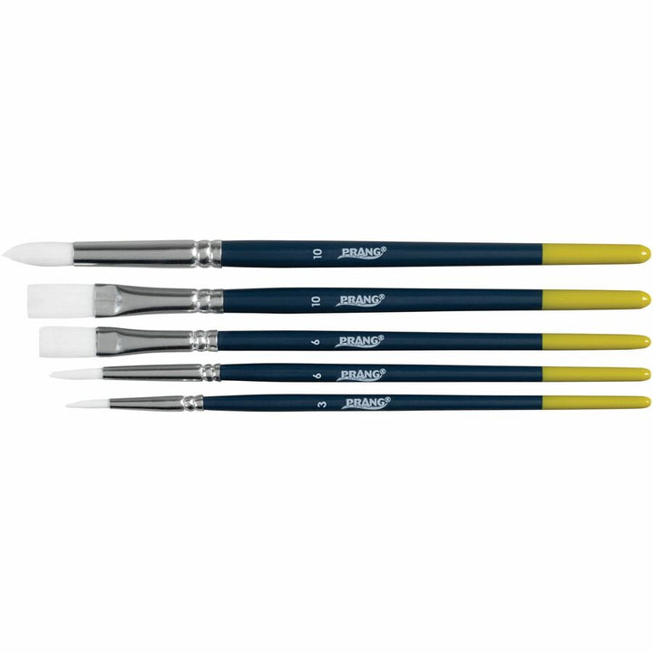 Image of Dixon® Multipurpose Brush,Wood Handles,Pointed and Chisel,5/ST