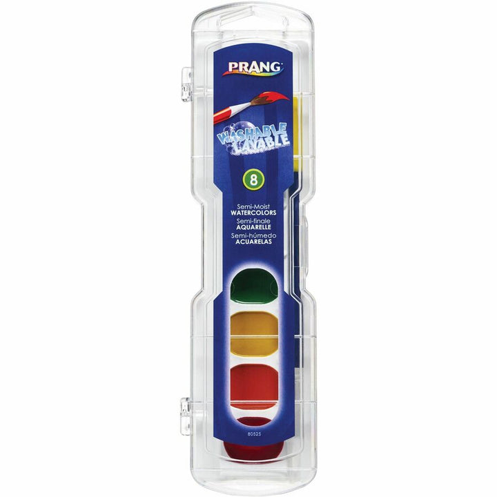 Image of Dixon® Watercolor Paint Set, w/Brush, Washable, 8/ST, Assorted