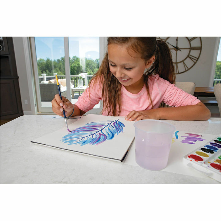 Image of Dixon® Watercolor Paint Set, w/Brush, Washable, 8/ST, Assorted
