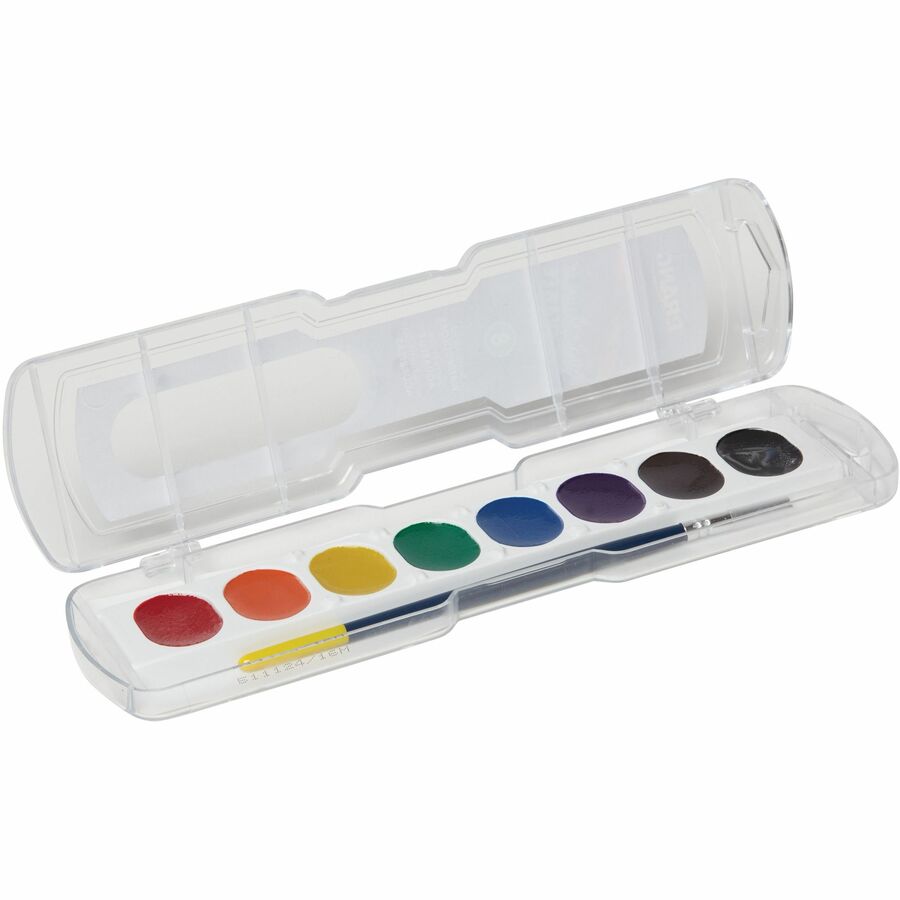 Image of Dixon® Watercolor Paint Set, w/Brush, Washable, 8/ST, Assorted