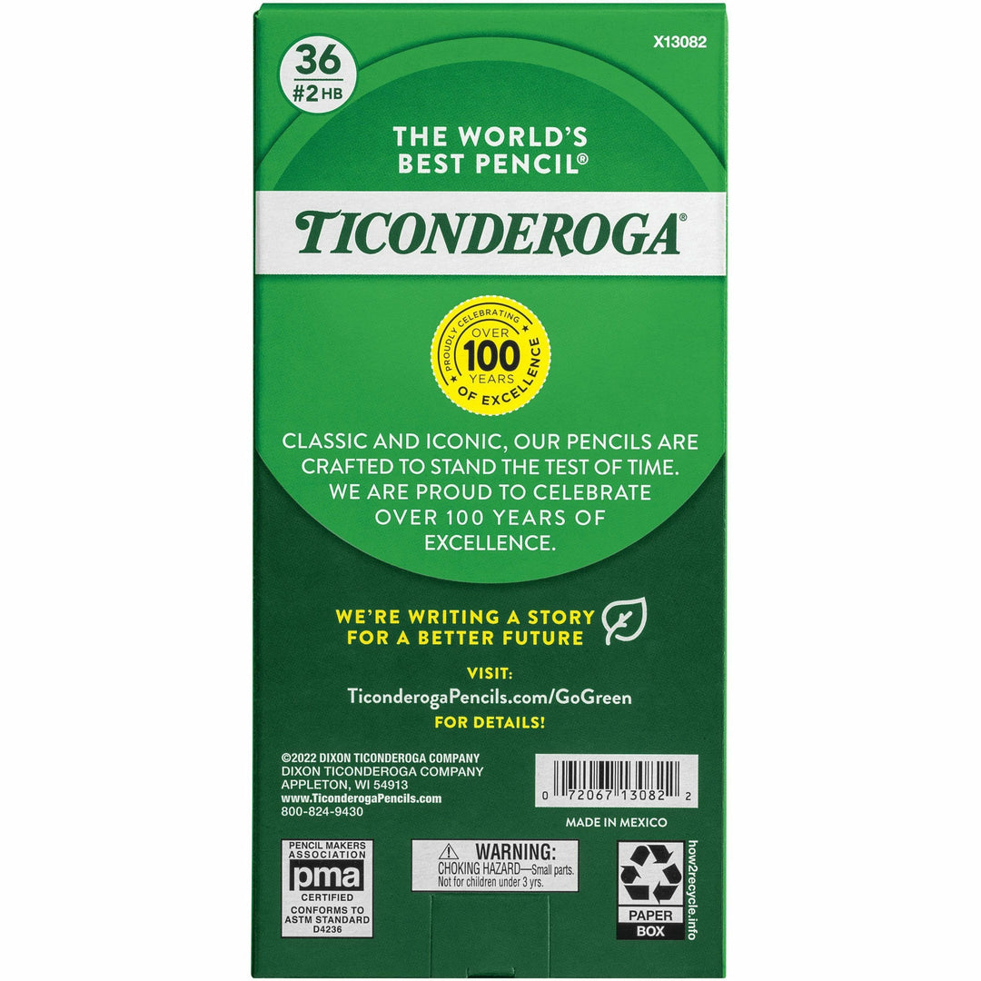 Image of Dixon® Pencil,No 2,Triangular Shape,Beginner W/Eraser,36/BX