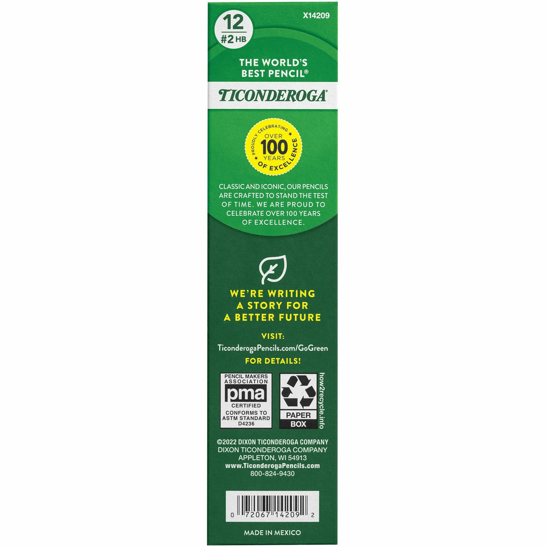 Image of Ticonderoga 14209 Pre-Sharpened Erasable Checking Pencils, Blue Lead, HB, 12 / Dozen