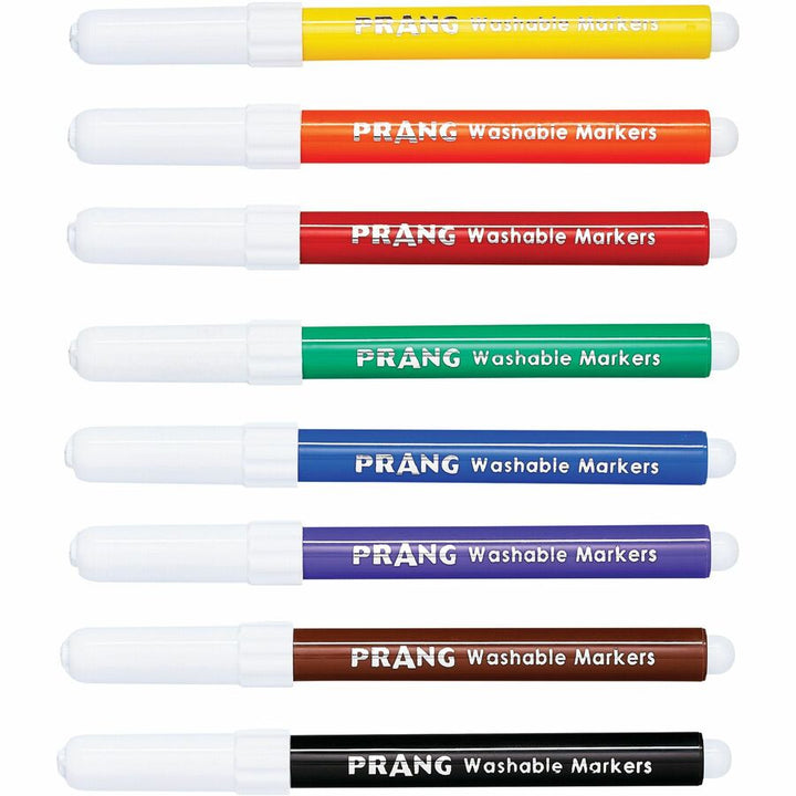 Image of Dixon® Washable Markers,Master Pack,Bullet,25/Color,200/BX,AST