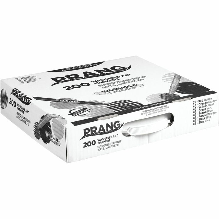 Image of Dixon® Washable Markers,Master Pack,Bullet,25/Color,200/BX,AST