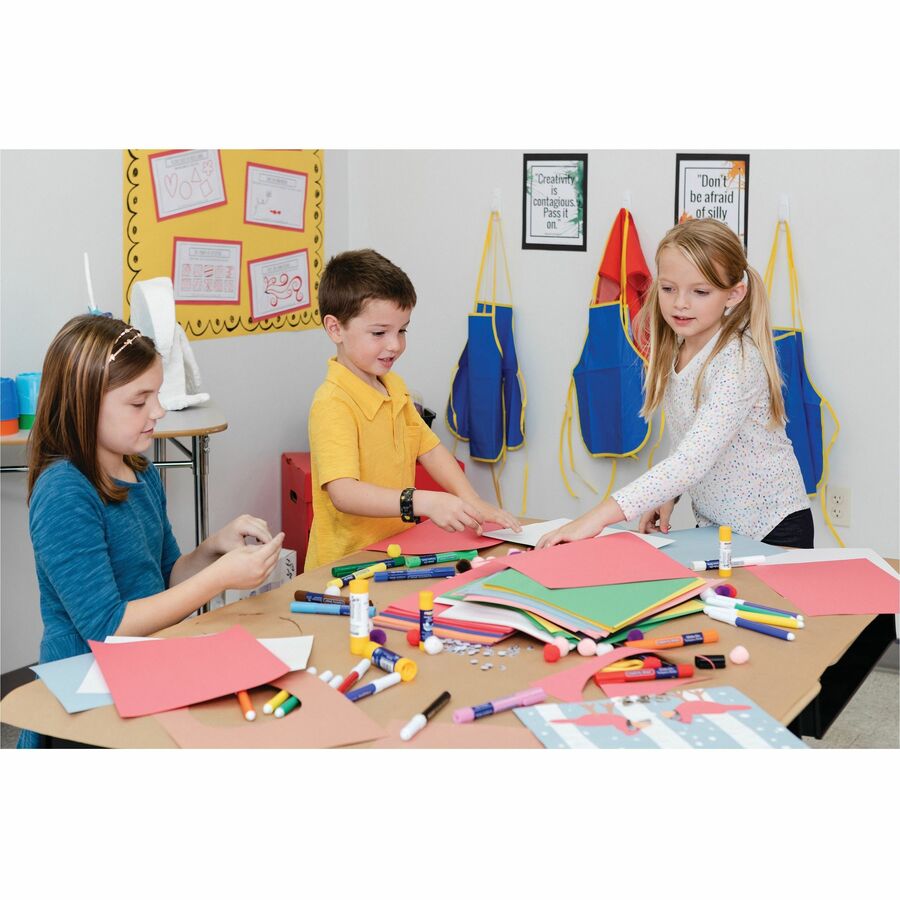 Image of Dixon® Washable Markers,Master Pack,Bullet,25/Color,200/BX,AST