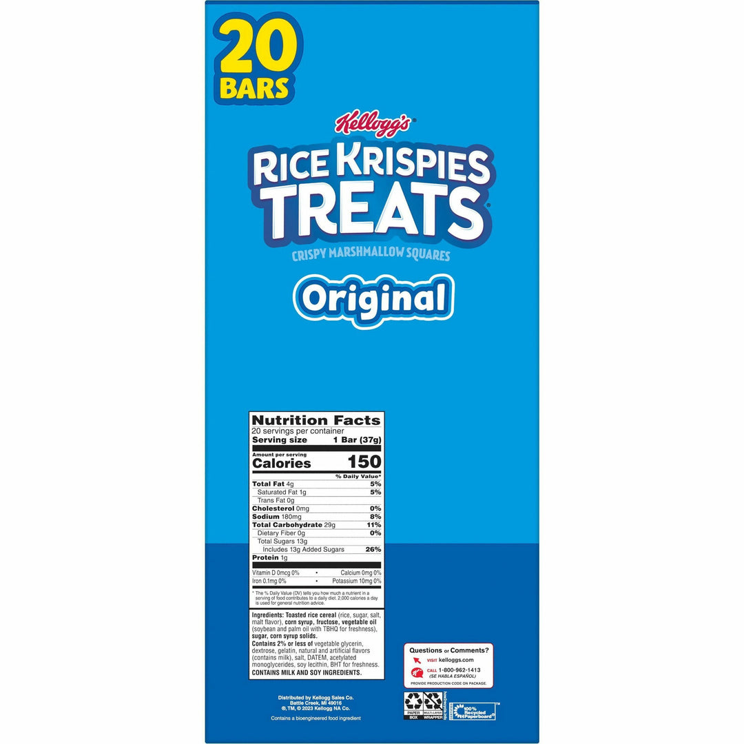 Image of Keebler® Rice Krispies Treats, 1.3 oz, 20/BX, Original