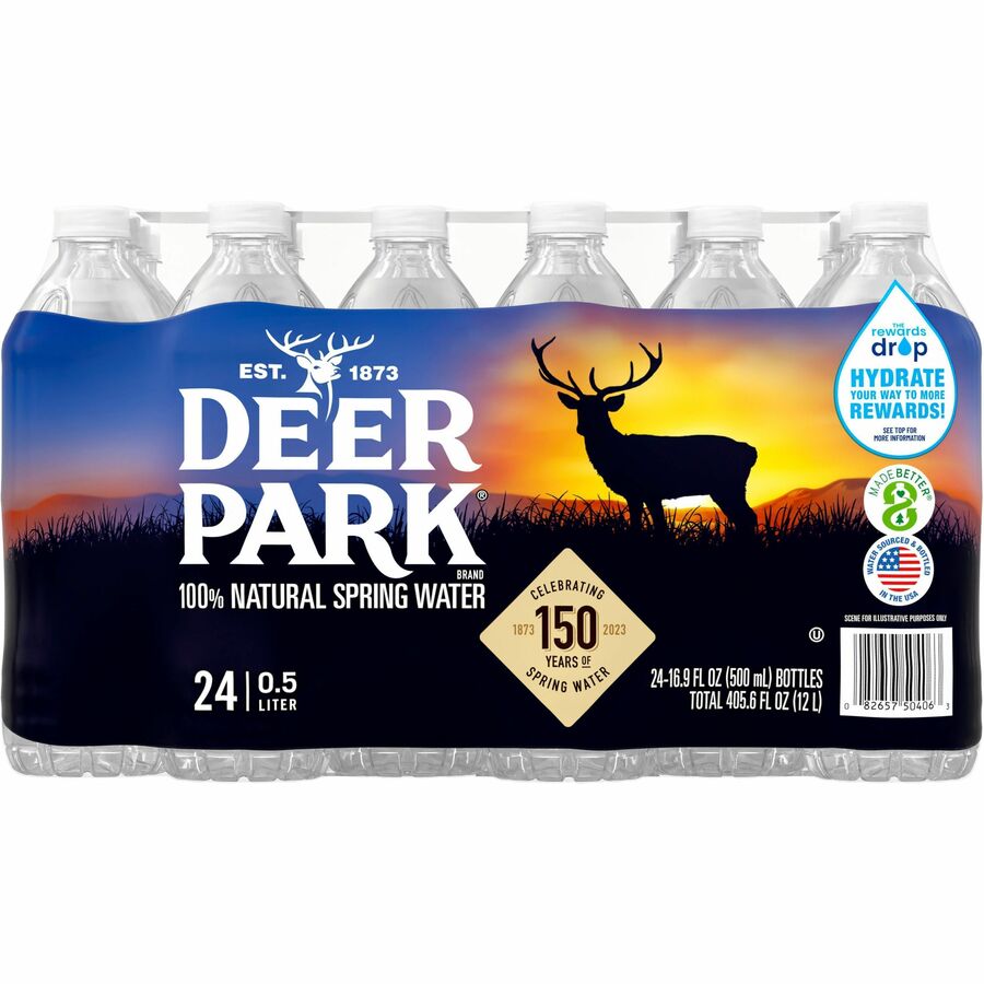 Image of Nestle Waters® Spring Water, 0.5 Liter Bottles, 24/CT